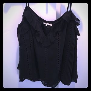 Tularosa Black Eyelet Blouse